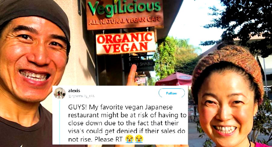 Vegan Japanese Restaurant Owners Could Be Denied Visas If Their Sales Don’t Increase