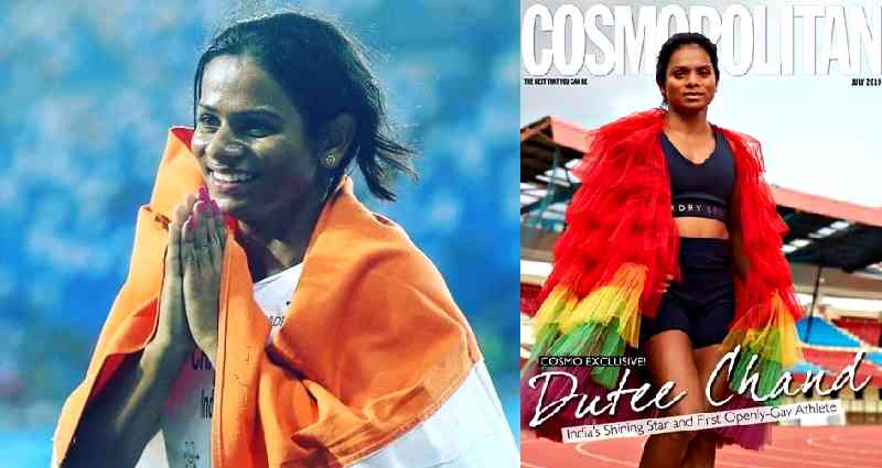 India’s First Openly-Gay Athlete Dutee Chand Featured on Cover of Cosmopolitan India