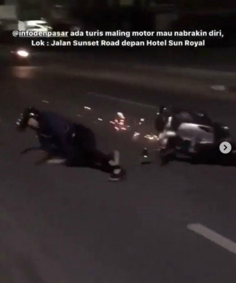 Drunk Australian Man Arrested In Bali For Fly-Kicking Motorcyclist ...