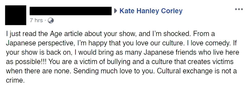 An Australian comedian was forced to cancel her one-woman show at the upcoming Melbourne Fringe Festival after sparking outrage over her character’s use of “yellowface.”