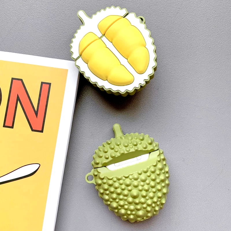 Check out Kawaii Nation’s latest Durian AirPod case, a fitted container for Apple’s AirPods and AirPods 2.