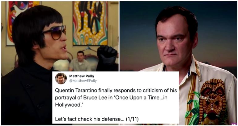‘Bruce Lee Was Kind of An Arrogant Guy’ Tarantino Says Defending Bruce Lee Fight Scene