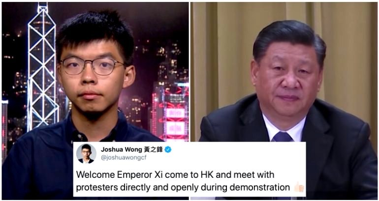 Hong Kong Protests Leader Welcomes ‘Emperor Xi’ to Meet With Protesters ‘Directly and Openly’