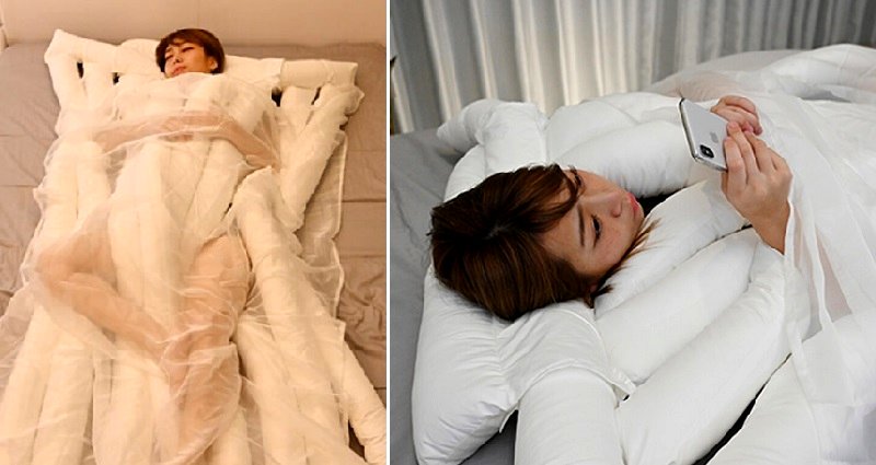 Japan Invents New Blanket That Promises Better Sleep with ‘Tentacles’