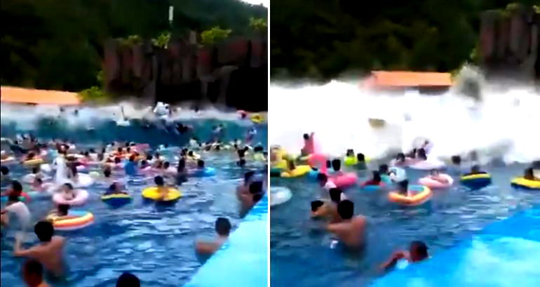 44 Injured as Wave Machine Malfunctions and Creates 10-foot ‘Tsunami’ at Water Park in China