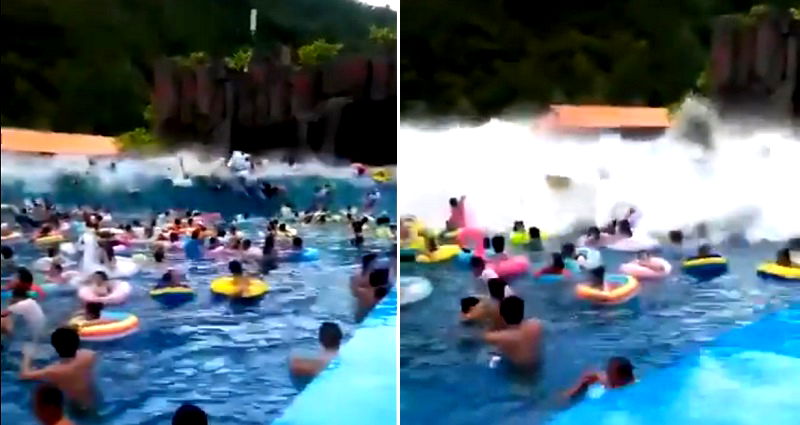 44 Injured as Wave Machine Malfunctions and Creates 10-foot ‘Tsunami’ at Water Park in China