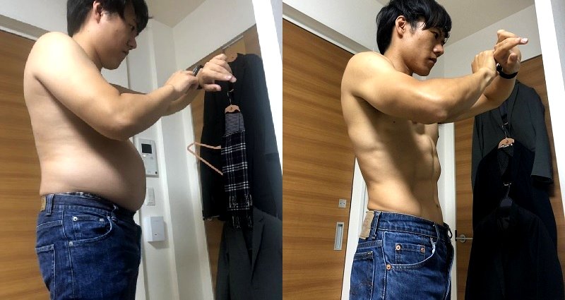 Man Gets Insane Abs in 5 Months Doing a Japanese Exercise Called Tabata