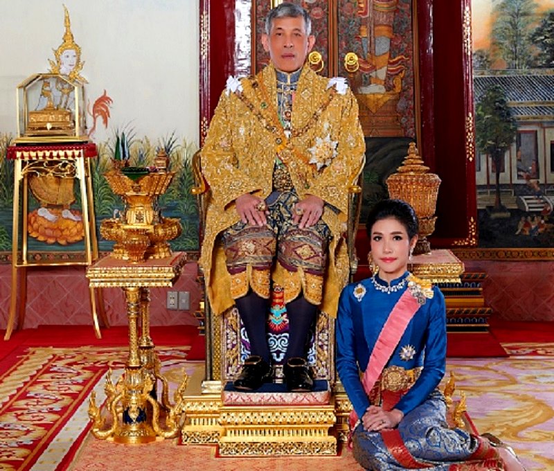 Thailand's Royal Palace has released photos of 34-year-old Major-General Sineenat Wongvajirapakdi to mark her new role as the king's royal consort on Monday.