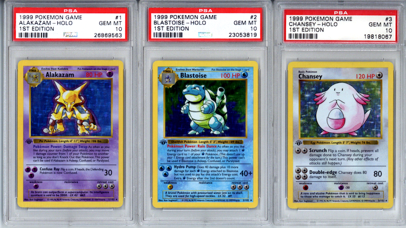 1st Edition Set Of Pokemon Cards, Including A Charizard, Sells For $666,000