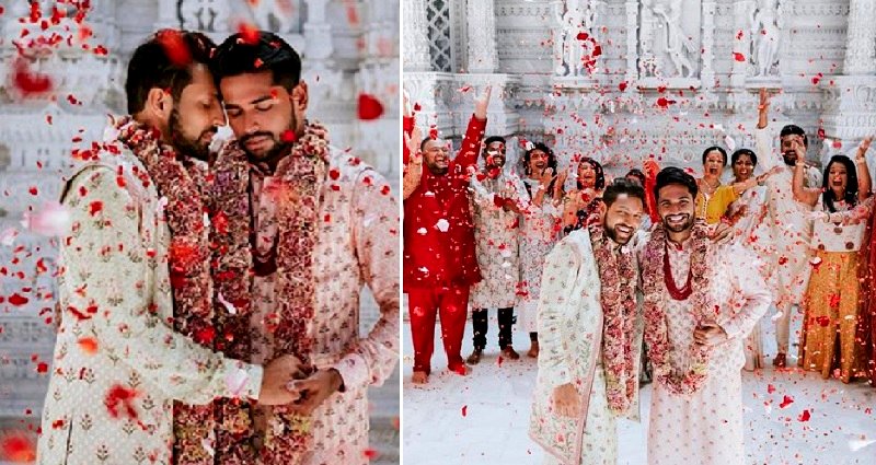 Two Grooms Held The Most Incredible Hindu Wedding and the Photos Will Give You Feelings