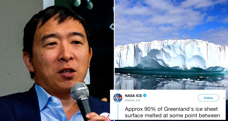 Andrew Yang Was Absolutely Right That It’s ‘Too Late’ Over Climate Change, NASA Scientist Says