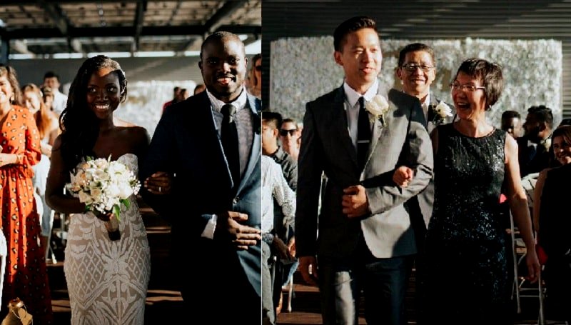 A recently-married Asian man shared on social media how his father eventually learned to accept his African wife.