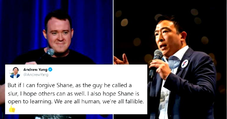 Andrew Yang Says New ‘SNL’ Cast Member Shouldn’t Be Fired for Calling Him a ‘Jew Ch**k’