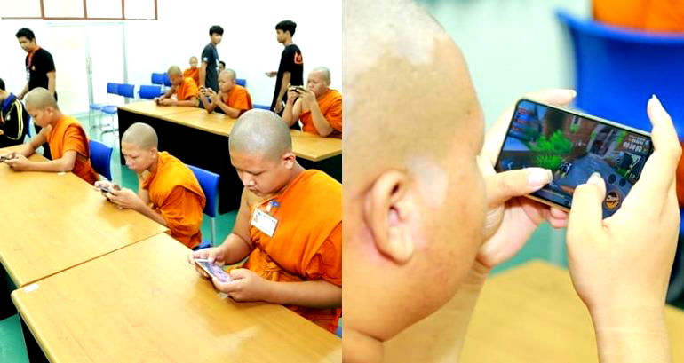 3 High School Monks Win Esports Tournament in Thailand