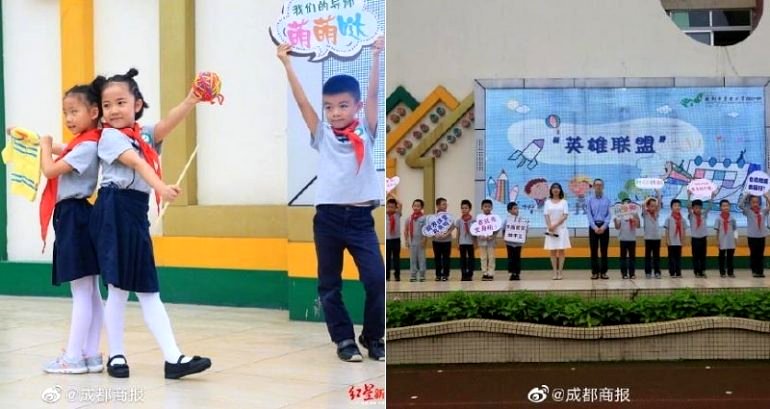 Chinese School Blasted for Teaching Girls to Knit While Boys Build Rockets