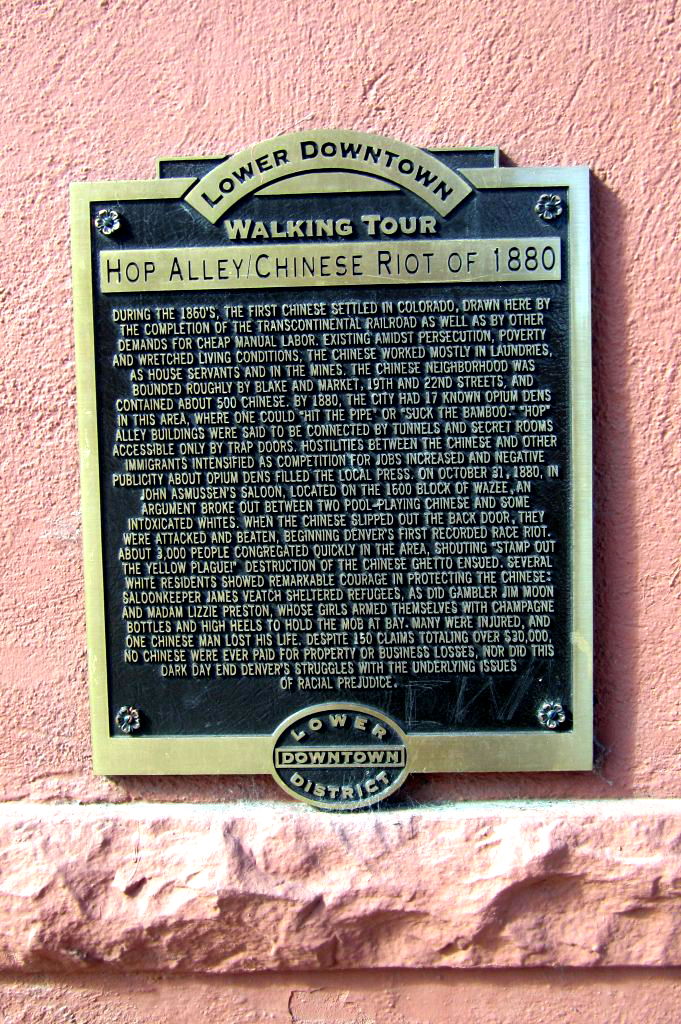 139 years ago, on this day, an argument broke out at John Asmussen’s Saloon on Wazee Street between two Chinese patrons playing pool and some intoxicated White patrons. In the 19th century, this area of downtown Denver was known as Hop Alley — the city’s Chinatown, with around 500 Chinese residents.