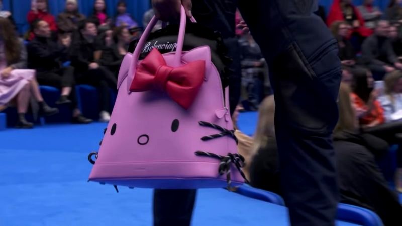 Balenciaga Unveiled Hello Kitty Bags At Paris Fashion Week
