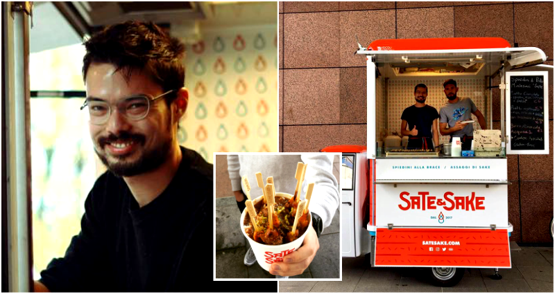 Malaysian Man Opens Satay Food Truck in Italy for Asians, Gets 90% Local Customers Instead