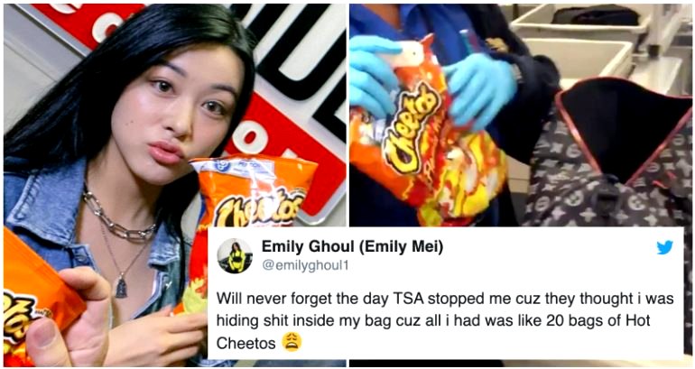 Instagrammer Stopped at LAX for Carrying ‘Like 20 bags of Hot Cheetos’