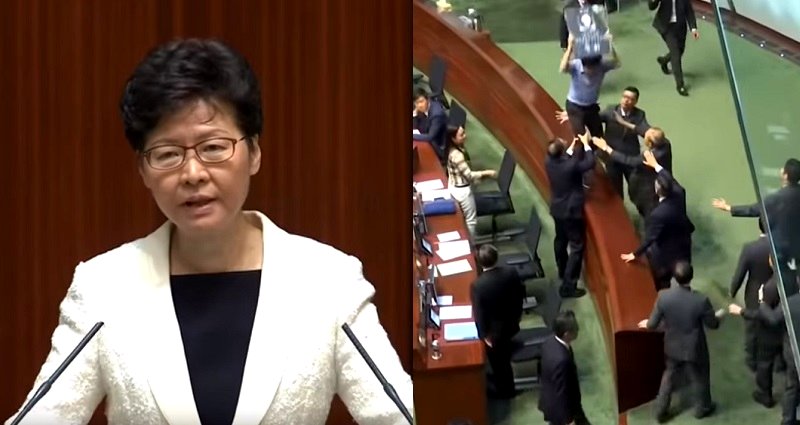 Hong Kong Misses Chance to Formally Withdraw Extradition Bill When Lawmakers Start Shouting Match