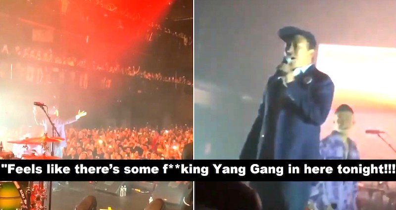 Andrew Yang Makes a Surprise Appearance at Rich Brian’s New York Concert