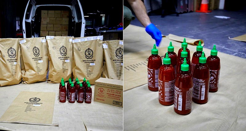 882 Pounds of Meth Found Being Smuggled Inside Sriracha Bottles