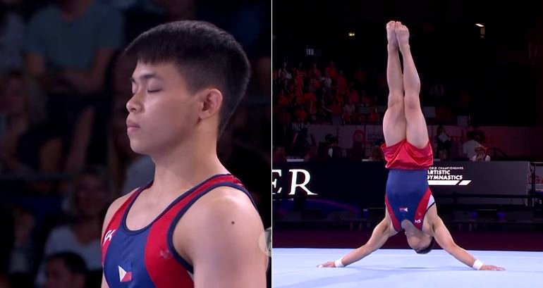 Gymnast Becomes the First Filipino to Win Gold at the World Gymnastics Championship