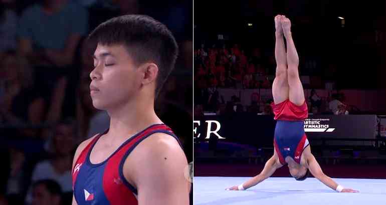 Gymnast Becomes the First Filipino to Win Gold at the World Gymnastics Championship