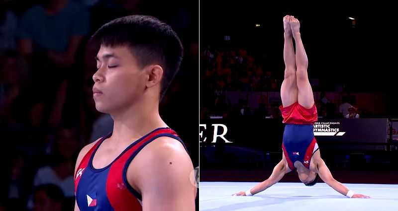 Gymnast Becomes the First Filipino to Win Gold at the World Gymnastics Championship