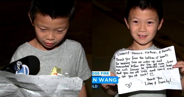 7-Year-Old Hero Saves Neighbors in the Middle of the Night During Saddleridge Fire