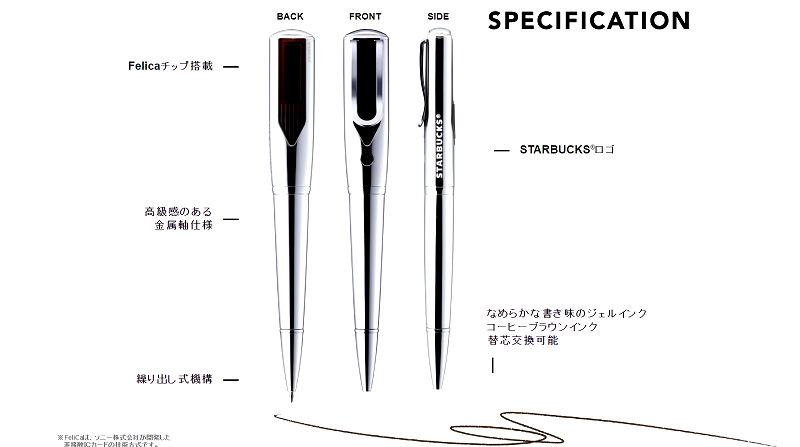 Starbucks Japan is now selling pens. 