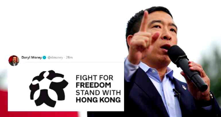 Andrew Yang Blasts China For Banning the Houston Rockets