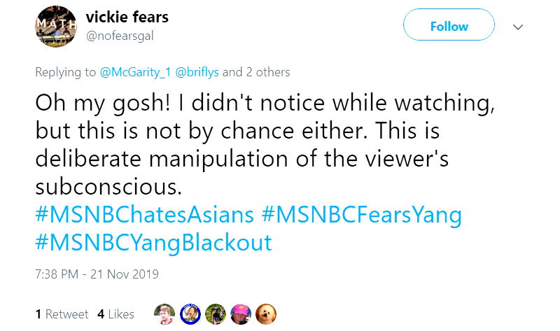 A fundraising director for Andrew Yang criticized MSNBC for “silencing” the latter in the latest Democratic presidential primary debate, describing the move as a case of “systemic racism.”