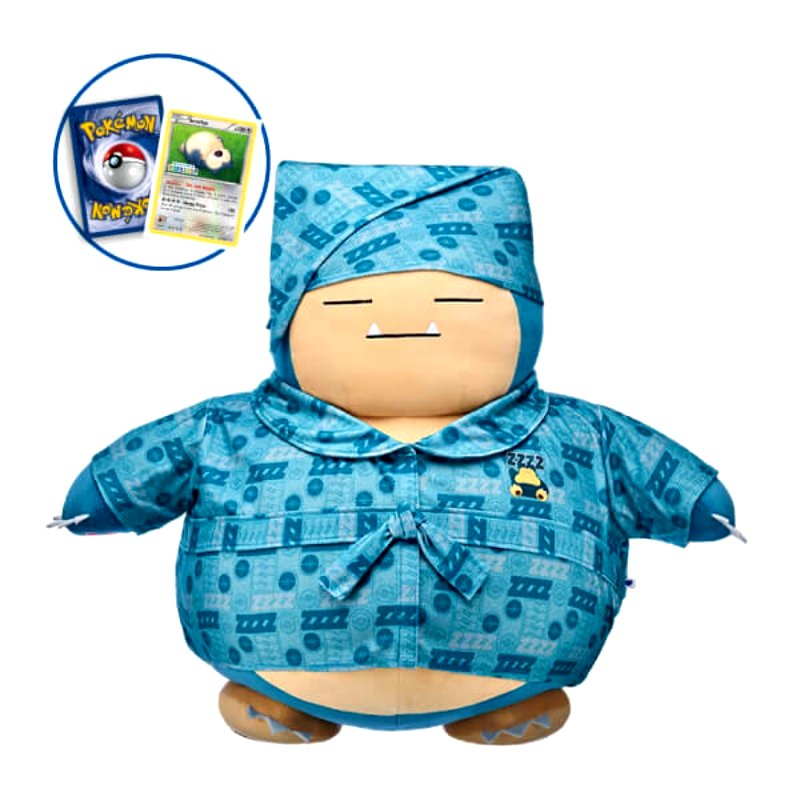 A jumbo-sized Snorlax has joined Build-A-Bear's growing range of Pokémon plushies!