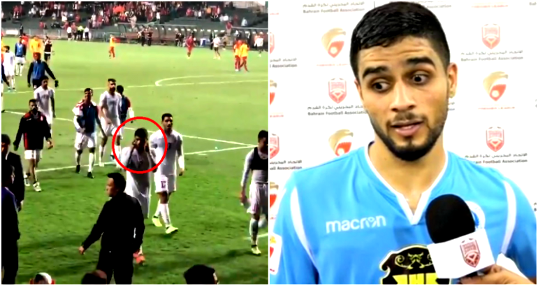 Bahrain Player Makes Racist ‘Slant-Eyes’ at Hong Kong Fans in World Cup Match