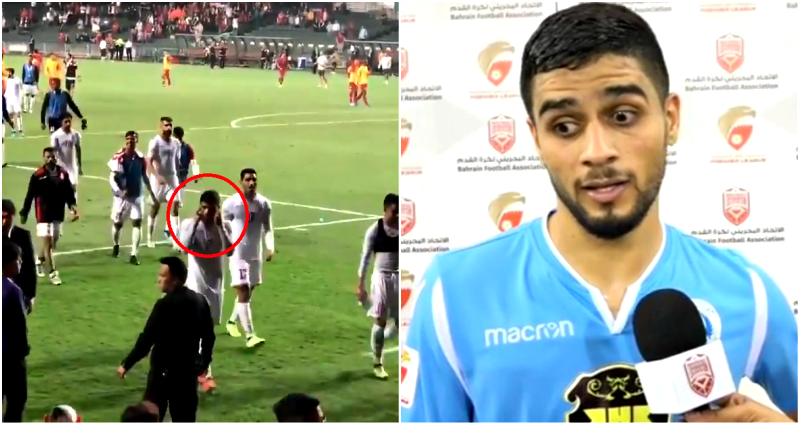 Bahrain Player Makes Racist ‘Slant-Eyes’ at Hong Kong Fans in World Cup Match