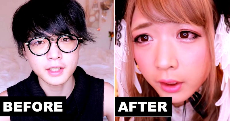 Japanese ‘Uncle’ Turns Himself Into a Young Woman on YouTube