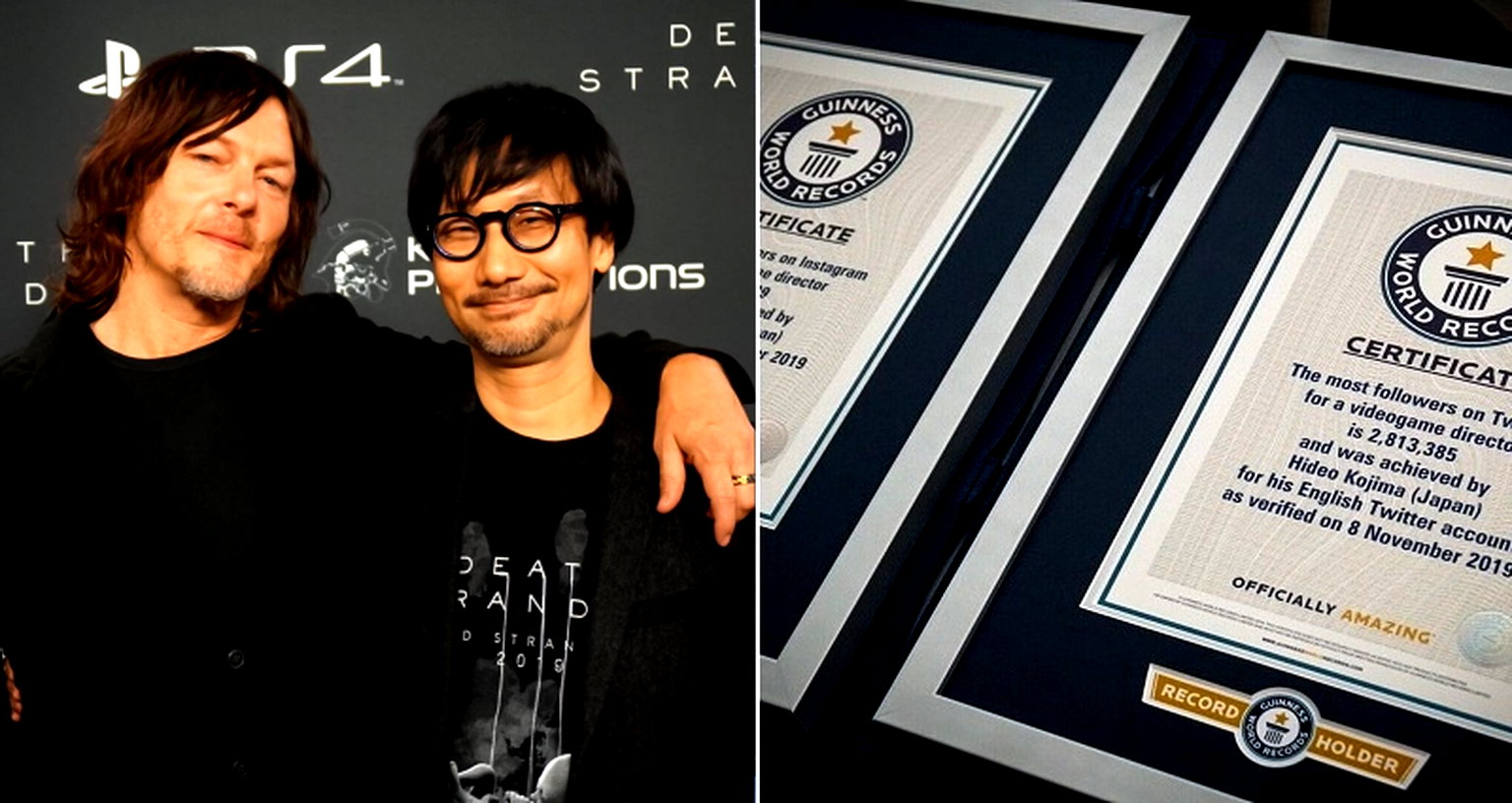 Death Stranding's Hideo Kojima wins Guinness World Record for social media  following - CNET