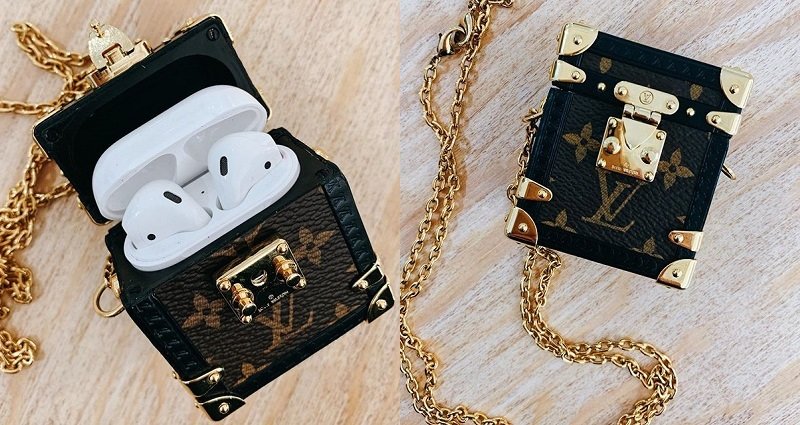 LUXURY LV LEATHER  AIRPODS CASE 123 PRO  BestSkins