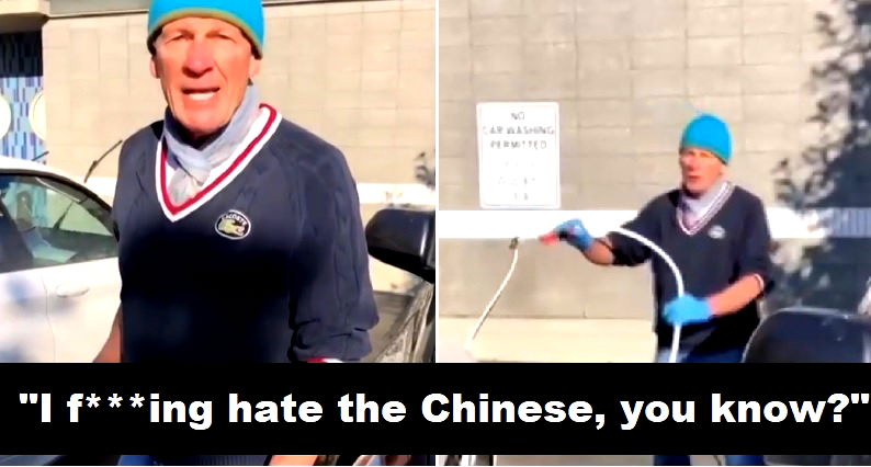 Man Erupts in Racist Rant Against Asians After Being Asked to Move His Car