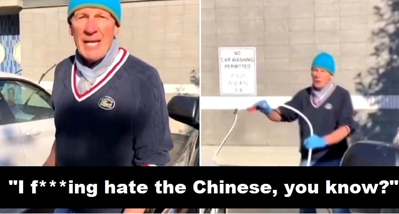 Man Erupts in Racist Rant Against Asians After Being Asked to Move His Car