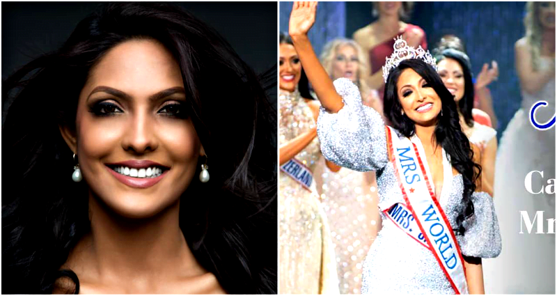 Sri Lankan Caroline Jurie Crowned Mrs. World 2020