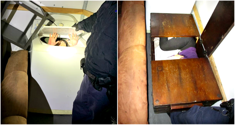 Chinese Migrants Caught Trying to Enter the U.S. Hiding in Washing Machines, Furniture