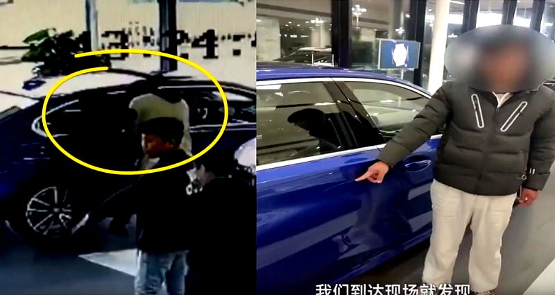 Son Scratches New BMW at Dealership So His Dad Would Buy It For Him