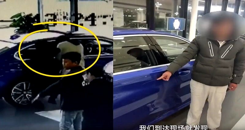 Son Scratches New BMW at Dealership So His Dad Would Buy It For Him