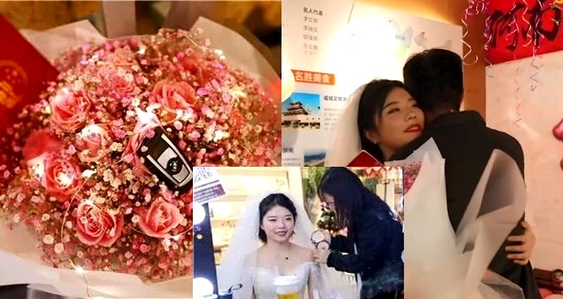 Chinese Woman Proposes to Boyfriend With a BMW, New House