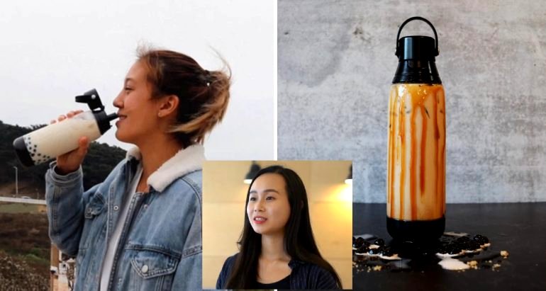 Boba Barista Creates Eco-Friendly Boba Bottle You Can Take With You Anywhere