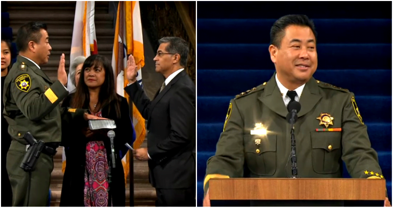 California Swears in the First Asian American Sheriff