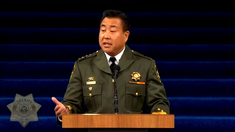 San Francisco swore in Paul Miyamoto as its 37th sheriff this week, making him the first Asian American to hold the law enforcement position in California.