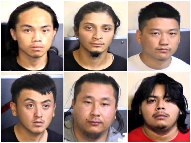 Six gang members were arrested for a shooting that took place at a house party in Fresno, California which killed four in November, police announced on Tuesday.